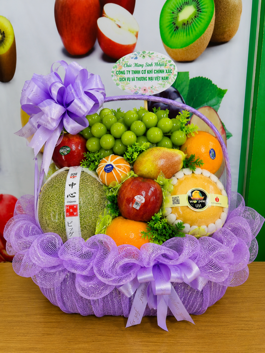 Giỏ hoa quả nhập khẩu